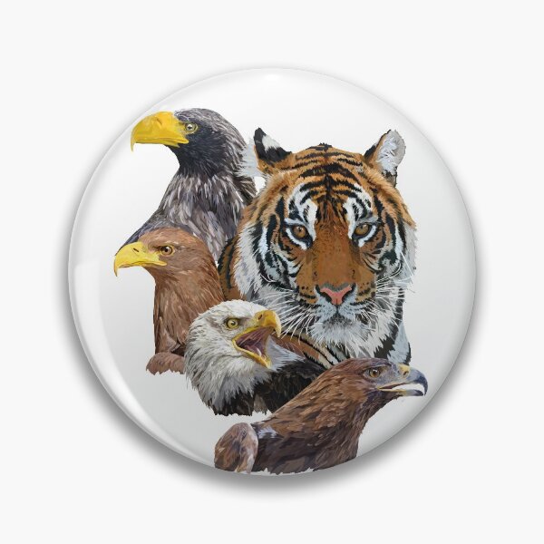 Artikelvorschau, Adler und Tiger entworfen und verkauft von obscurite.