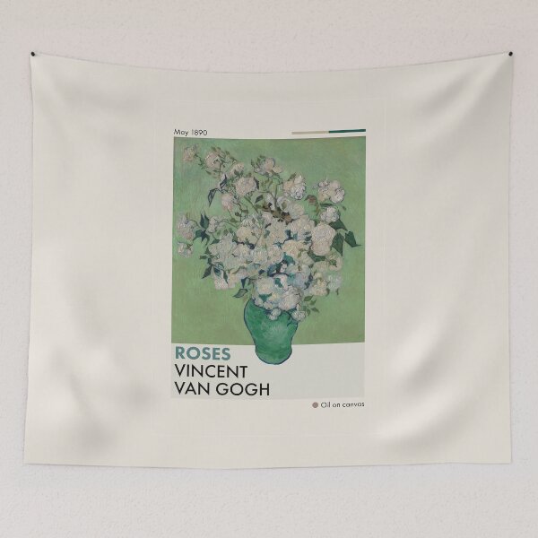 Item preview, Mid-Century Van Gogh Roses designed and sold by Milli Co Studio.