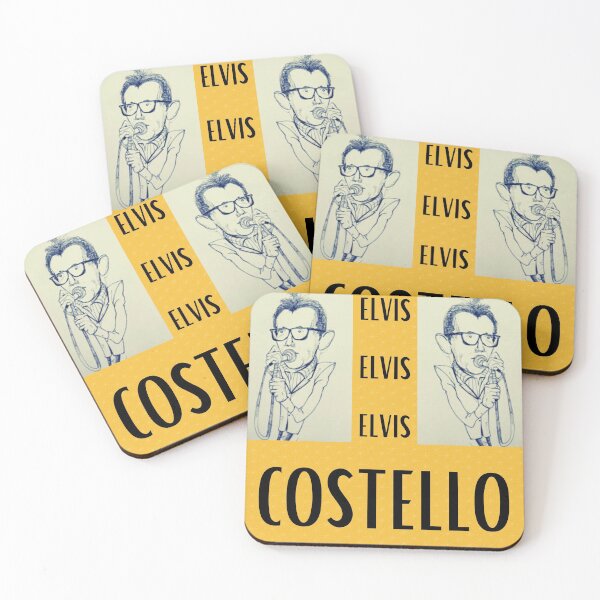 Item preview, Double the Elvis! One of my two designs for Elvis Costello designed and sold by RBgoodies.