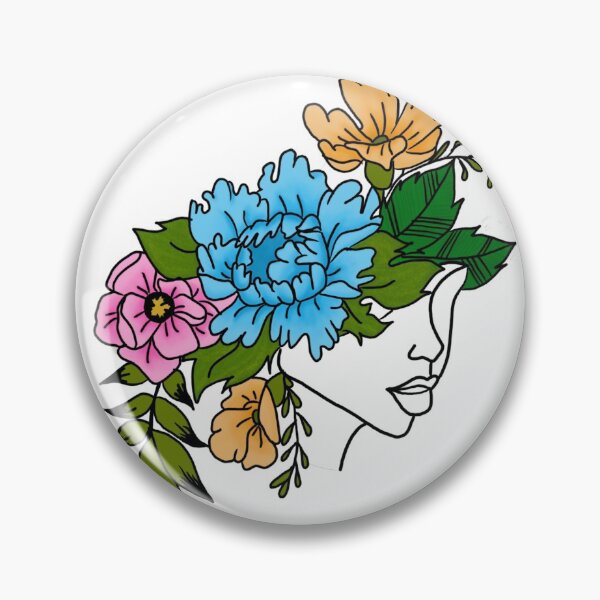 Item preview, Flower head lady designed and sold by AliJ567.