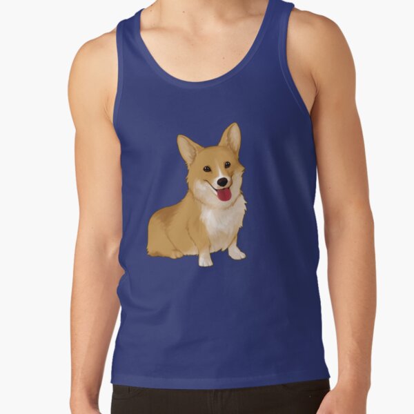 Cute smiling corgi Tank Top