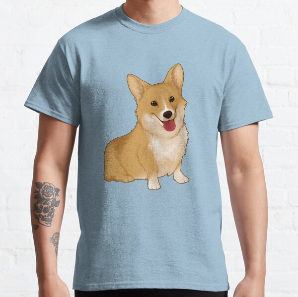Cute smiling corgi Classic T-Shirt