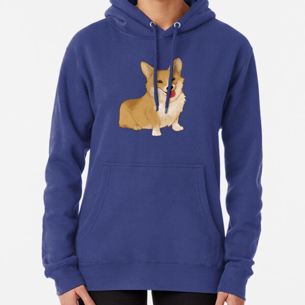 Corgi souriant mignon Sweat à capuche épais