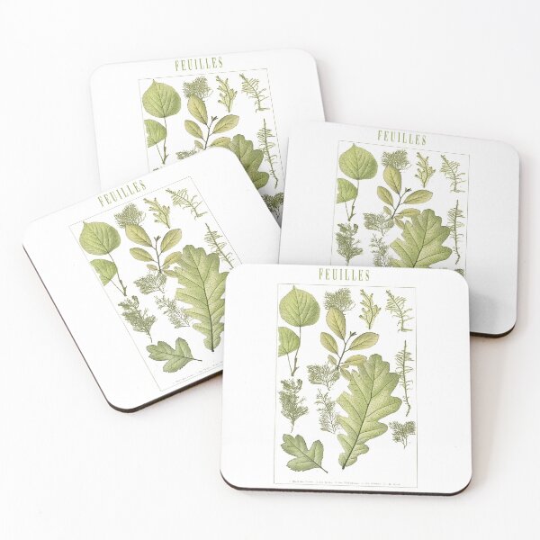 Item preview, French Retro Leaves collection designed and sold by the-cold-dots.
