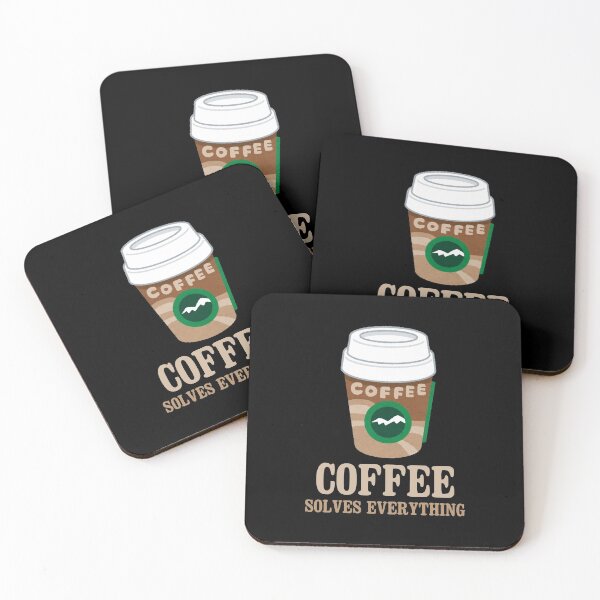 Item preview, Coffee Solves Everything Coffee Enthusiast Novelty Gift designed and sold by ToppaDesigns.