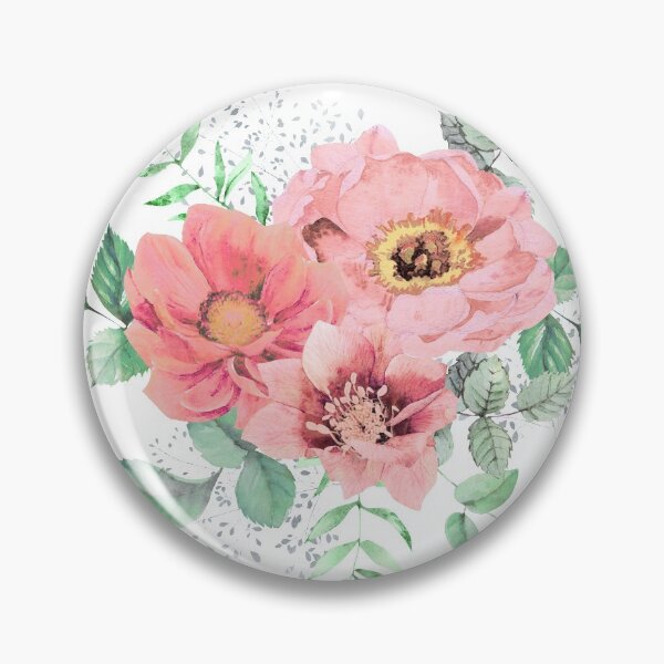 Item preview, Peonies Watercolor Bouquet designed and sold by Pavnud.