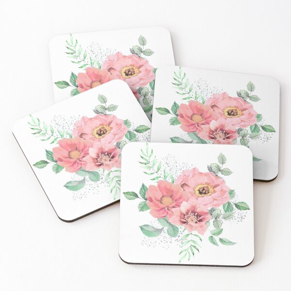Item preview, Peonies Watercolor Bouquet designed and sold by Pavnud.
