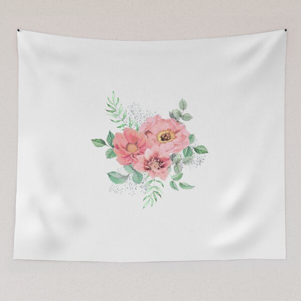 Item preview, Peonies Watercolor Bouquet designed and sold by Pavnud.