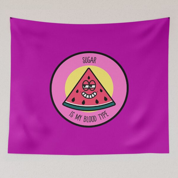 Item preview, Sugar is my blood type  designed and sold by Vanissa Berg.