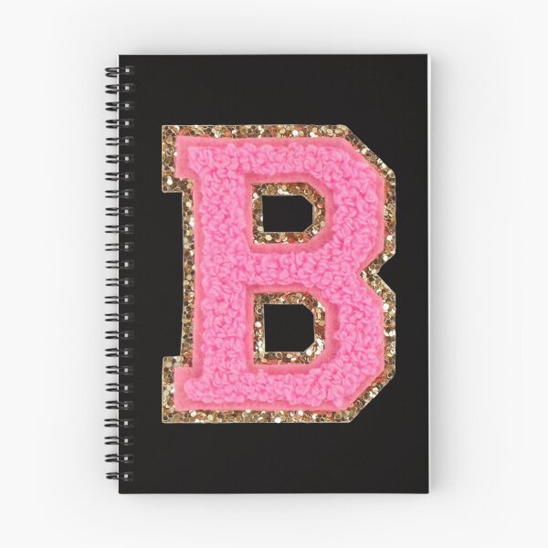 Item preview, B - Bubblegum Glitter Varsity Letter Patches designed and sold by Monograms Ultd.