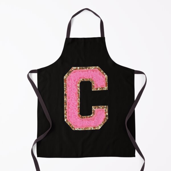 Item preview, C - Bubblegum Glitter Varsity Letter Patches designed and sold by Monograms Ultd.