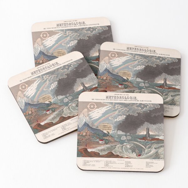 Item preview, 1855 Vintage Diagram of Meteorology designed and sold by Gin  Neko.