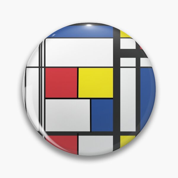 Item preview, Mondrian Style Reinvented  - De Stijl Style Minimalist Geometric Art 02 designed and sold by vortexatelier.