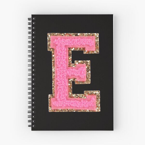 Item preview, E - Bubblegum Glitter Varsity Letter Patches designed and sold by Monograms Ultd.