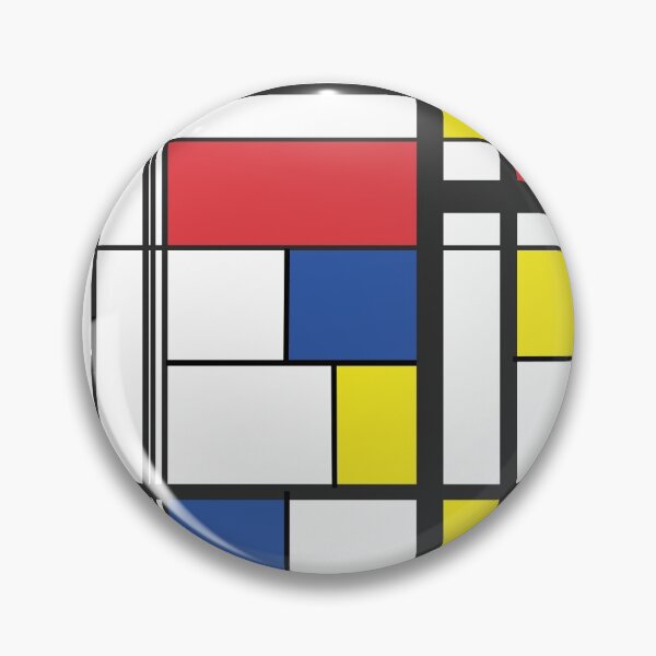 Item preview, Mondrian Style Reinvented  - De Stijl Style Minimalist Geometric Art 03 designed and sold by vortexatelier.