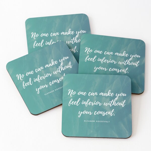 Item preview, No one can make you feel inferior without your consent designed and sold by edleon.