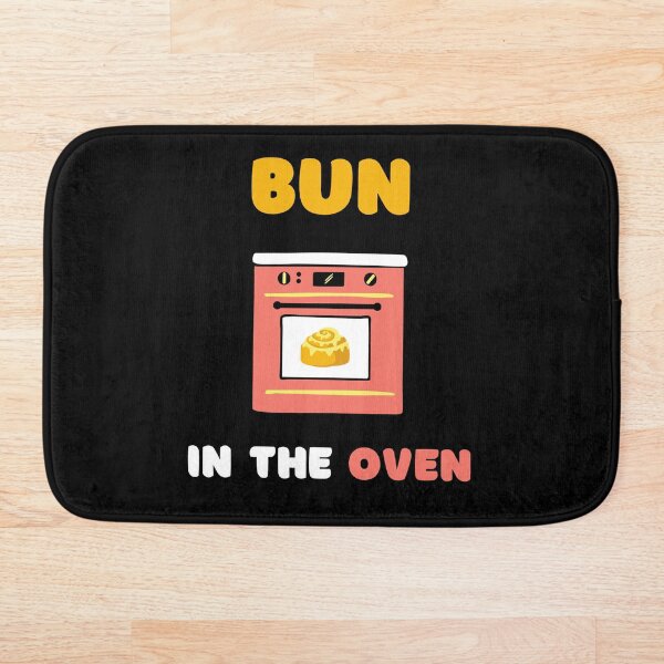 Item preview, Bun in the oven pregnancy announcement black designed and sold by daguilon.