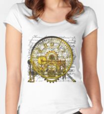 Vintage Time Machine #1B Women's Fitted Scoop T-Shirt