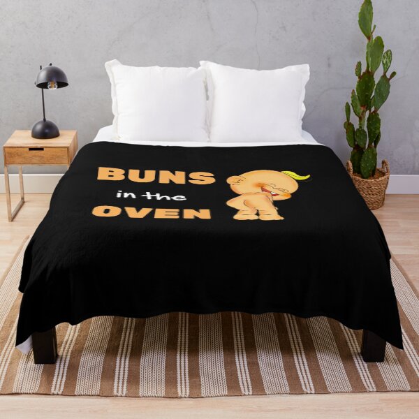 Item preview, Buns in the oven funny pregnancy announcement black designed and sold by daguilon.