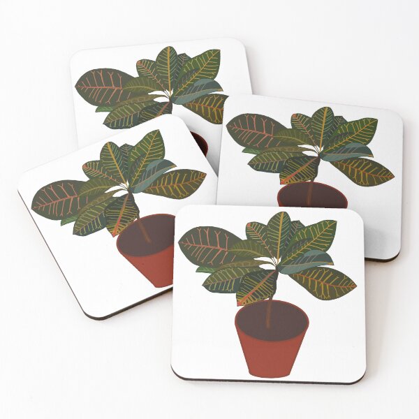Item preview, Variegated Croton (codiaeum variegatum) designed and sold by Andie Janik.