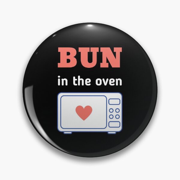 Item preview, Bun in the oven microwave pregnancy announcement black designed and sold by daguilon.
