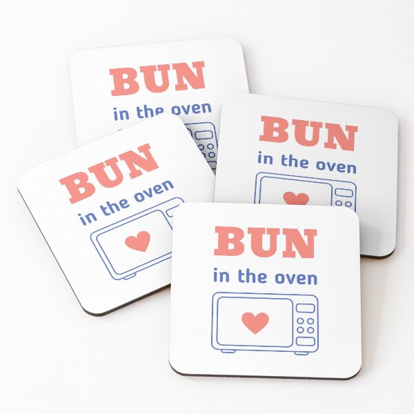 Item preview, Bun in the oven microwave pregnancy announcement white designed and sold by daguilon.