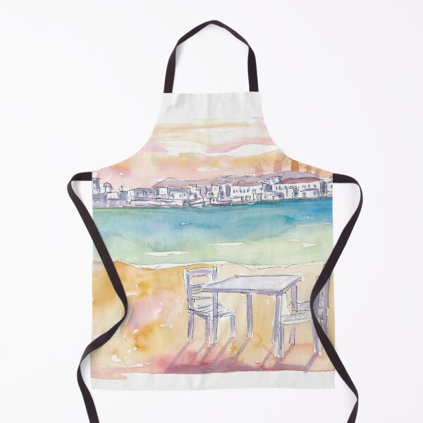 Item preview, Relaxing on splendid Island of Mykonos Greece designed and sold by artshop77.