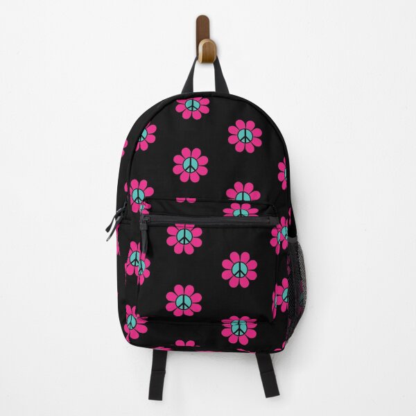 Item preview, Funky 60s or 70s peace sign retro flower designed and sold by RoguePixel.