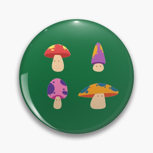 Item preview, Extra small Four Colorful Cute Mushrooms Fungi designed and sold by WinterBon.