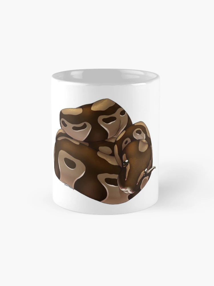 Thumbnail 4 of 6, Coffee Mug, Normal Ball Python designed and sold by LizardBeans.