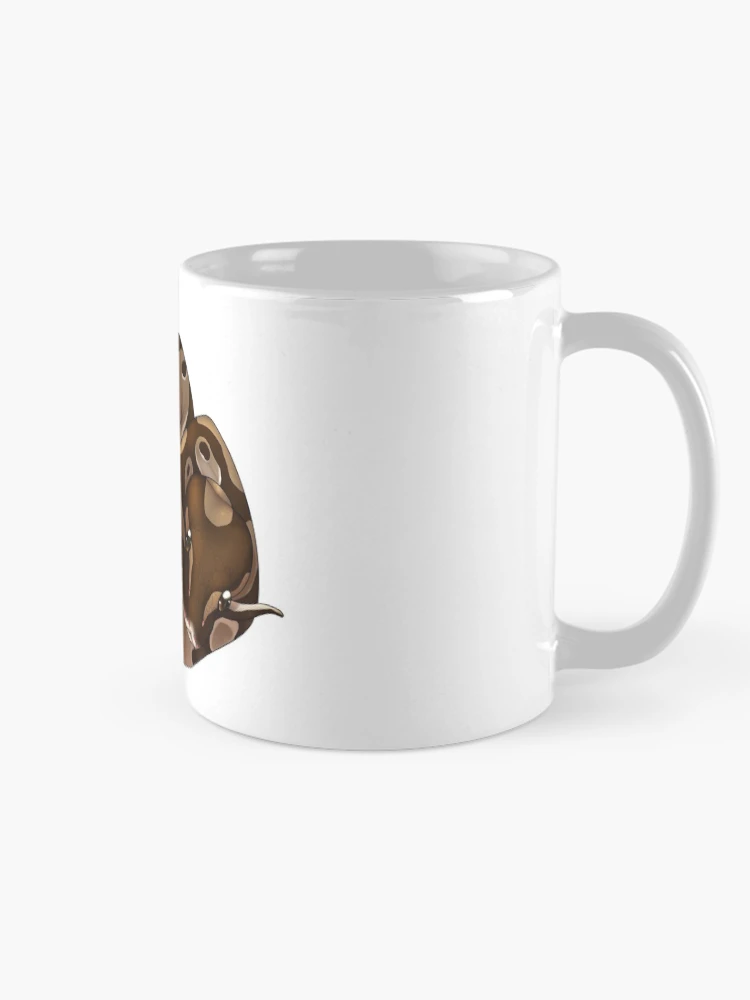Thumbnail 3 of 6, Coffee Mug, Normal Ball Python designed and sold by LizardBeans.