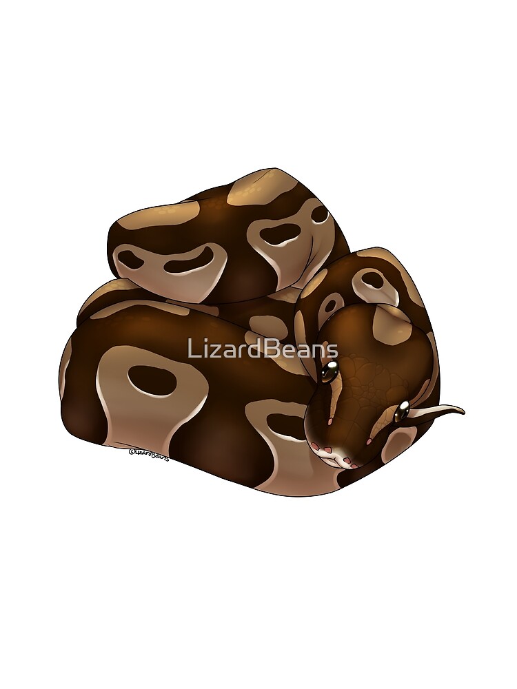 Thumbnail 4 of 4, Graphic T-Shirt, Normal Ball Python designed and sold by LizardBeans.