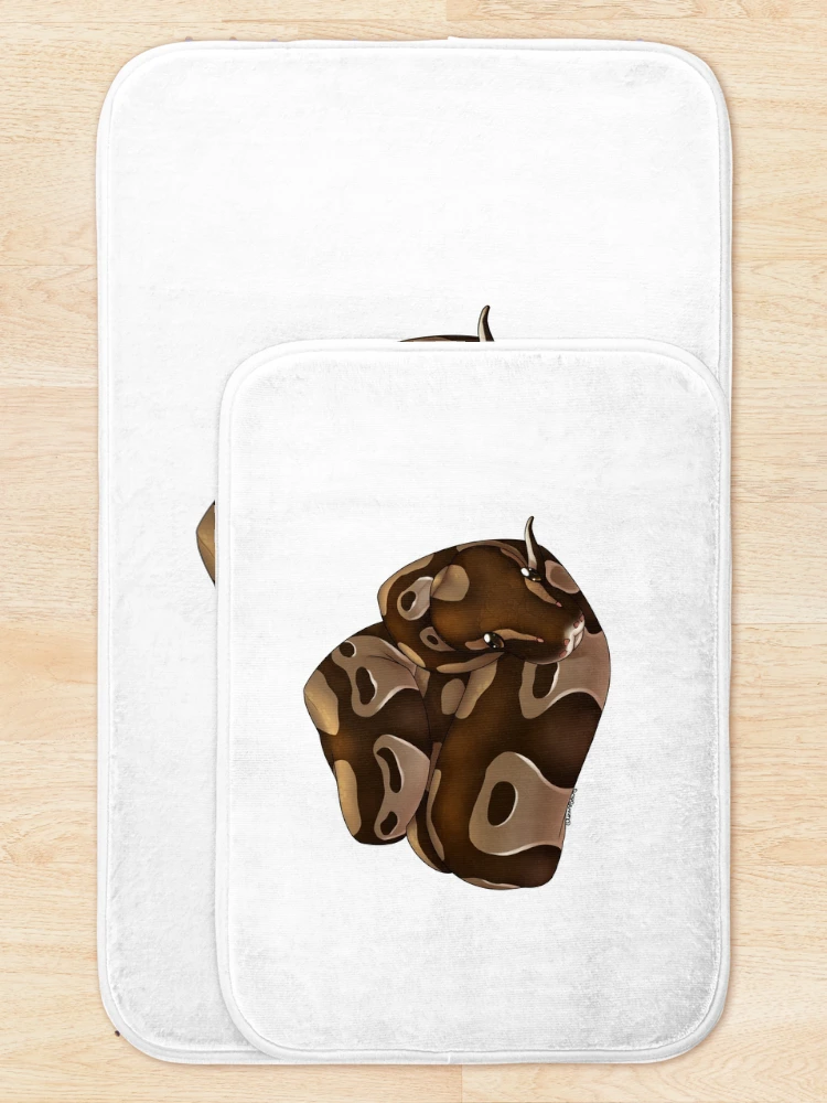 Thumbnail 5 of 6, Bath Mat, Normal Ball Python designed and sold by LizardBeans.