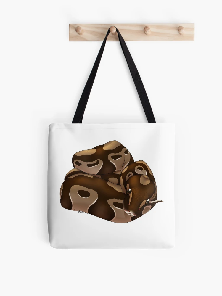 Thumbnail 1 of 2, Tote Bag, Normal Ball Python designed and sold by LizardBeans.