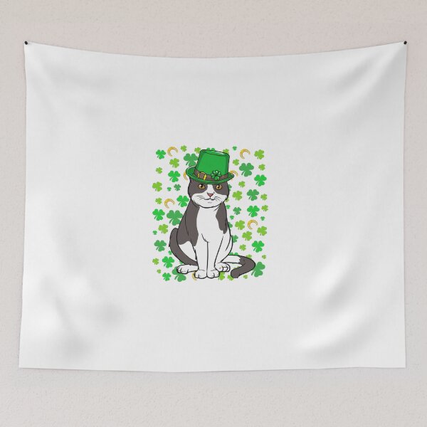 Item preview, St Patrick's Day 2021 Funny Irish Cat Leprechaun designed and sold by Alex Cuttell.