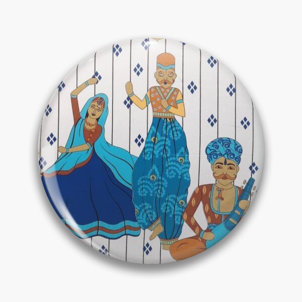 Item preview, Rajasthani Indian motiff print designed and sold by Rangeelo.
