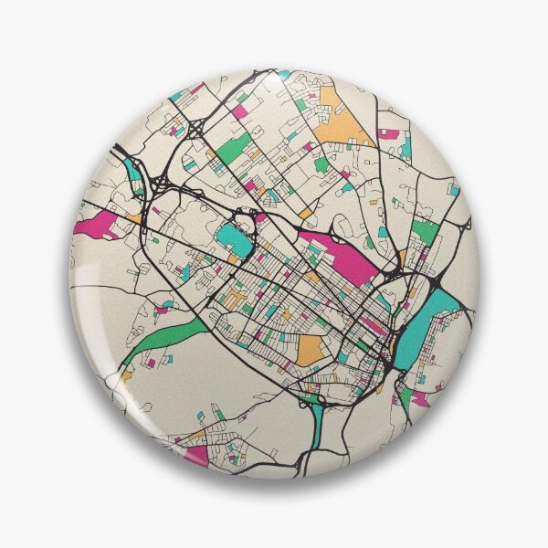 Item preview, Albany, New York Street Map designed and sold by A Deniz Akerman.