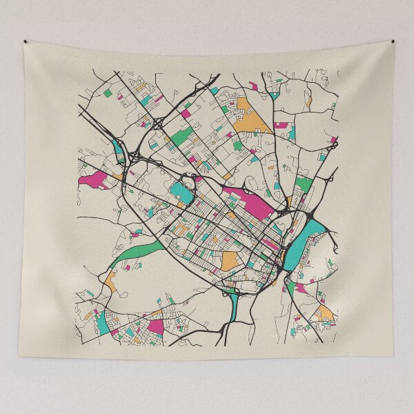 Item preview, Albany, New York Street Map designed and sold by A Deniz Akerman.