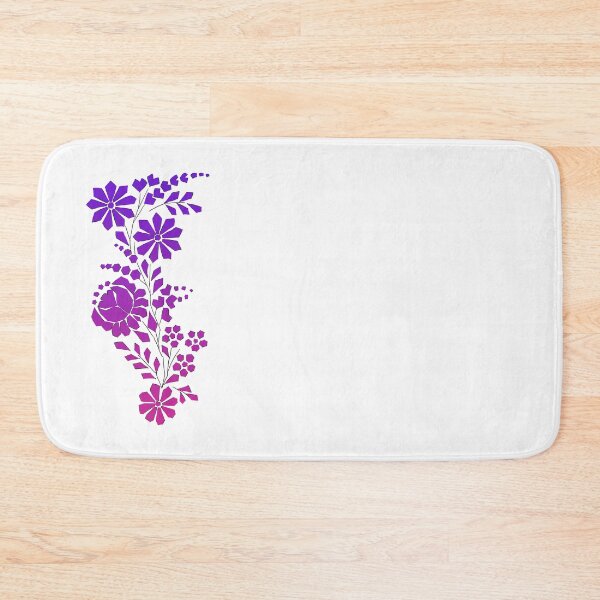 Item preview, Angular gradient hungarian flower pattern -purple designed and sold by Chino20.