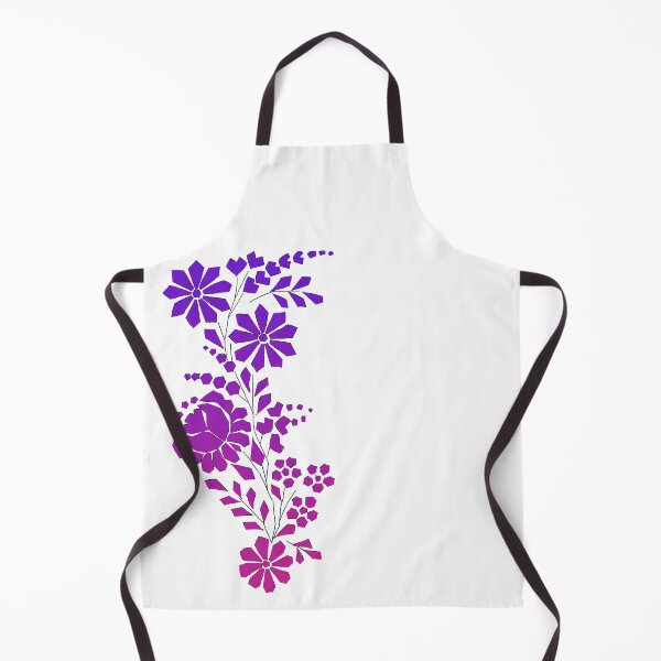 Item preview, Angular gradient hungarian flower pattern -purple designed and sold by Chino20.