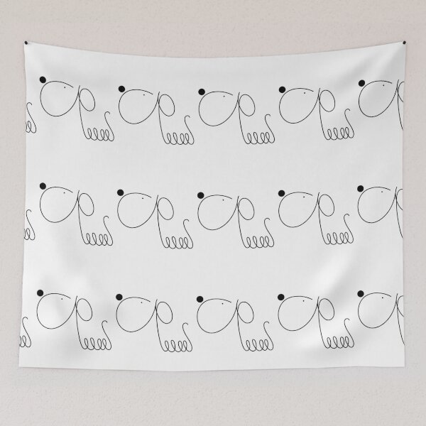 Item preview, Dog Line minimalist designed and sold by loves789.