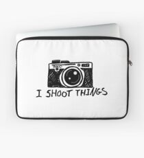 I Shoot Things Laptop Sleeve