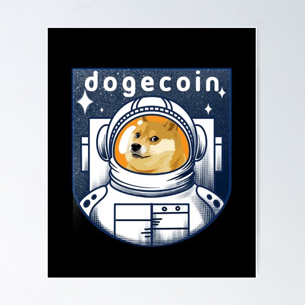 Artikel-Vorschau von Dogecoin DOGE Moon Man, designt und verkauft von Bitcoin-Fashion.