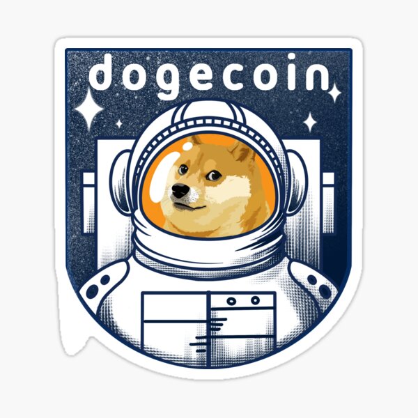 Artikel-Vorschau von Dogecoin DOGE Moon Man, designt und verkauft von Bitcoin-Fashion.