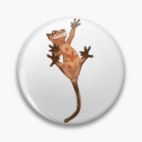 Artikelvorschau, Kletternder Crestie - Orange entworfen und verkauft von LizardBeans.