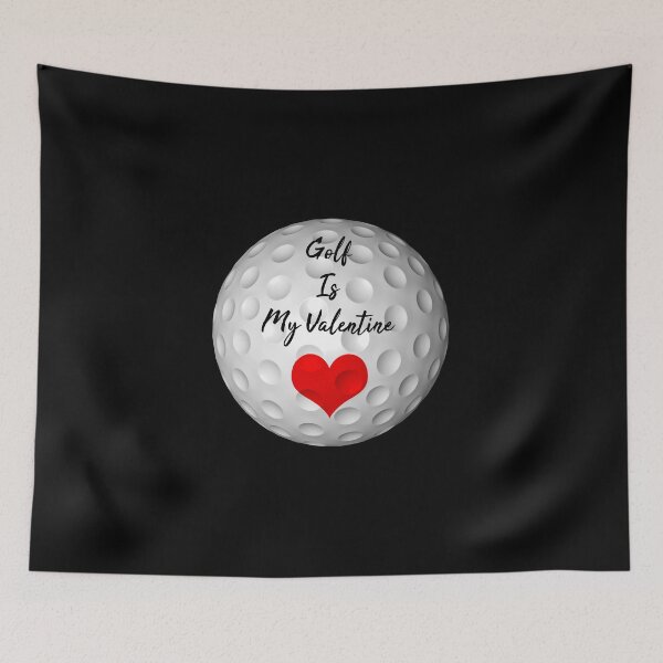 Item preview, Golf Is My Valentine designed and sold by superdumb70.