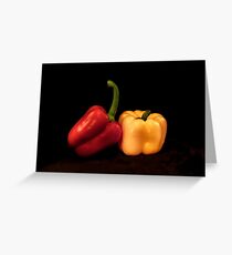 SPRING PEPPERS Greeting Card