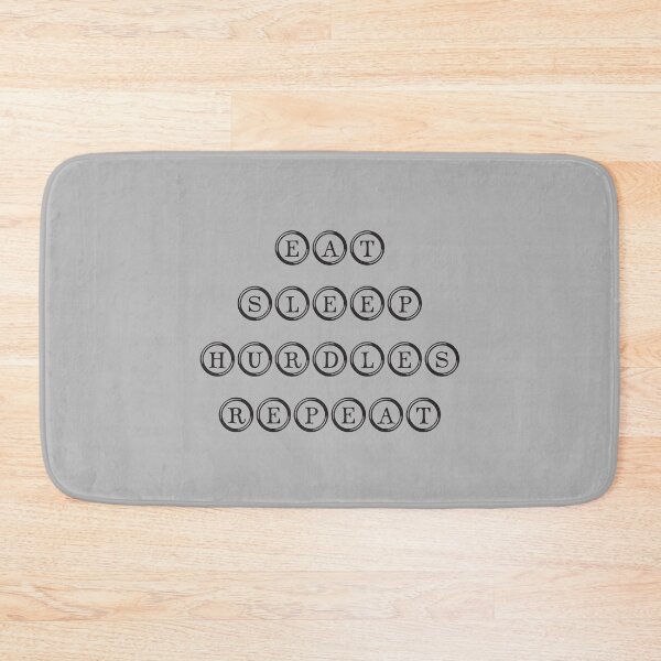 Item preview, Eat Sleep Hurdles Repeat-Typing key designed and sold by gpsapparel.