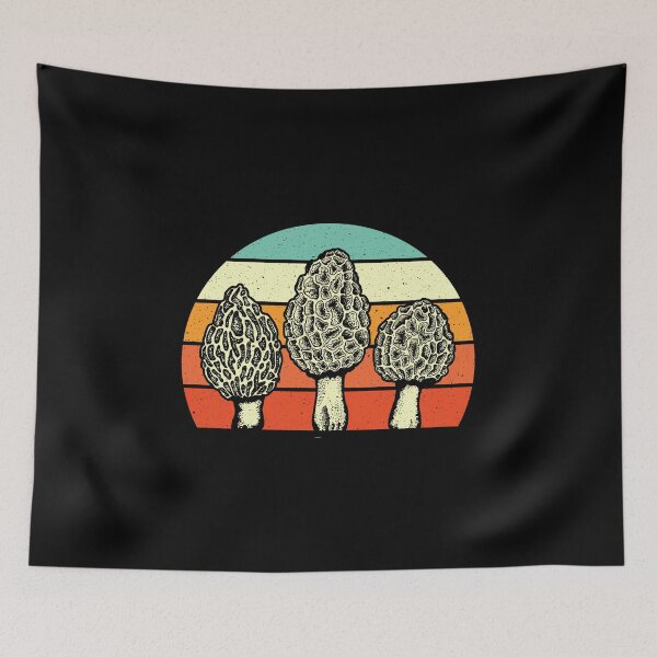 Item preview, Retro Vintage Morel Mushrooms designed and sold by EstelleStar.