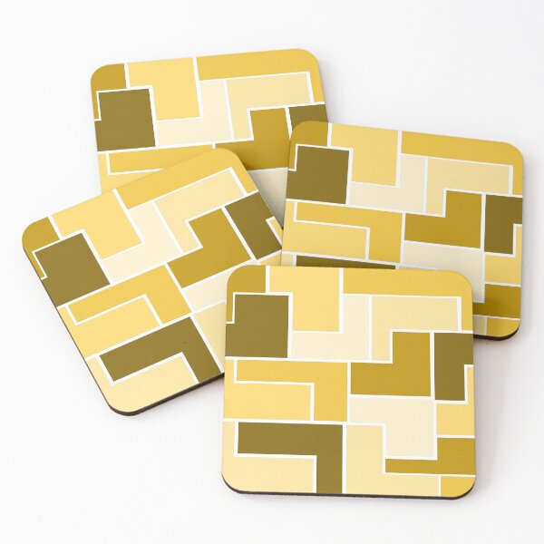Item preview, Yellow L-Shaped Hexagons designed and sold by shahramroj.